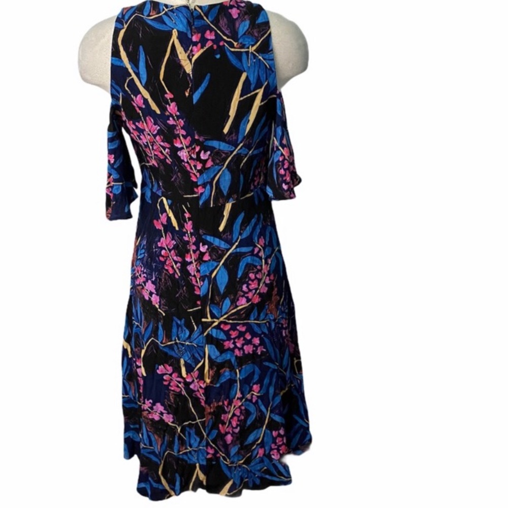 Maeve tropical midi dress off the shoulder - Picture 2 of 5
